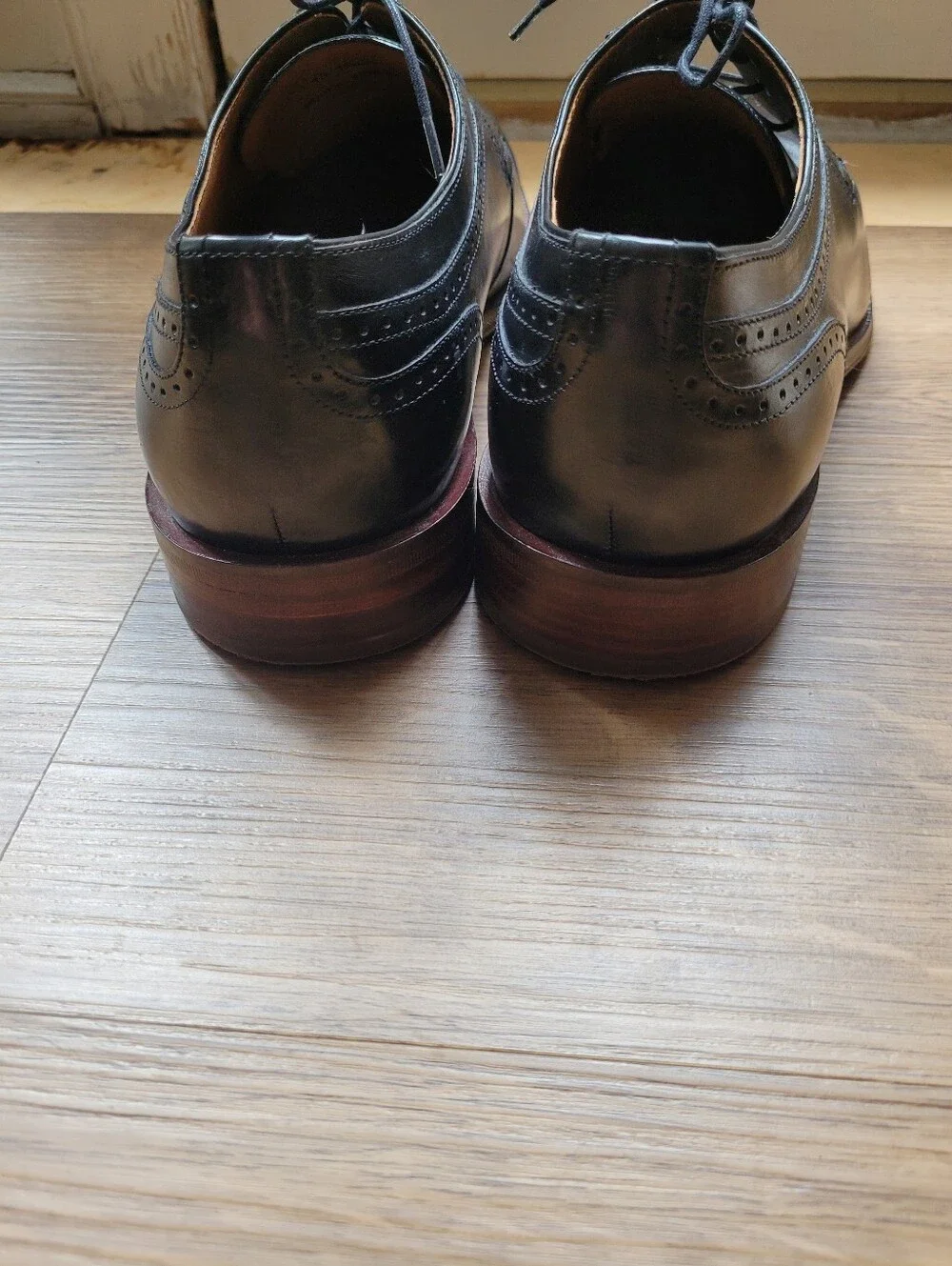 Johnston Abd Murphy Boydstun Medellion Durby Shoes Sz 12 Vguc